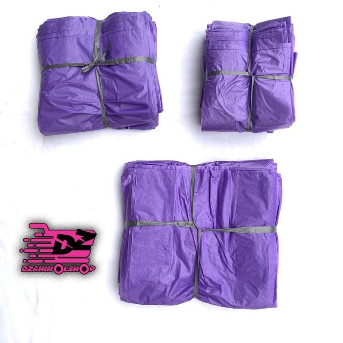 STOK TERBATAS Kantong Kresek Warna Ungu Berat 1 Kg / Kresek Kiloan / Plastik Polos Ungu Kiloan Murah