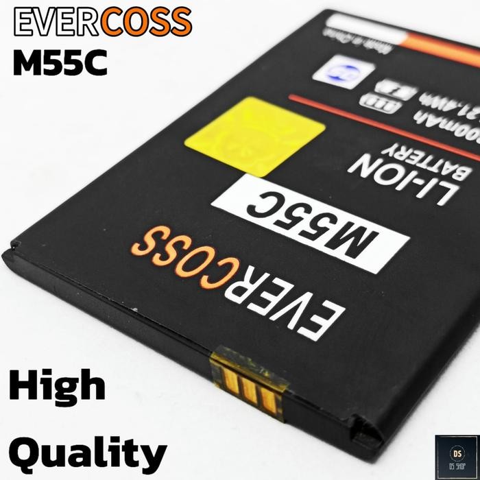 Mutu- Baterai Hp Evercoss M55C Batrai Cross M55 Batre Evercross Ori Original
