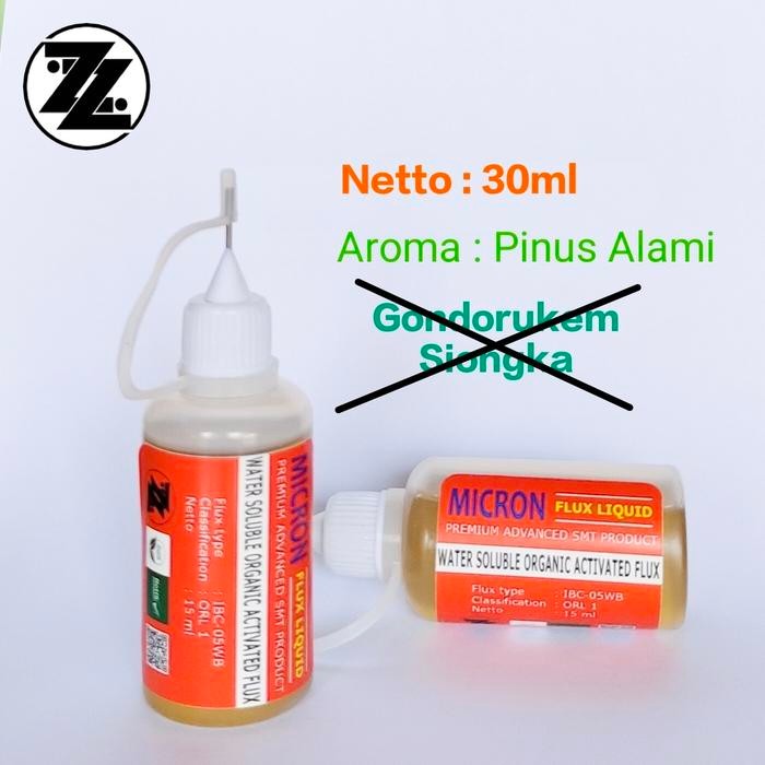 Mutu- Flux Cair Rendah Asap Flux Solder Micron