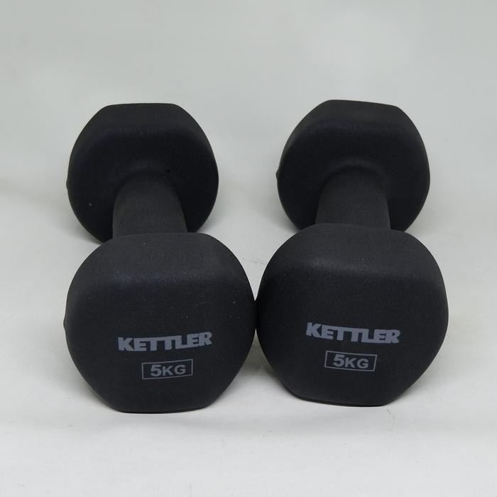 JUAL Dumbel Neoprene 5kg KETTLER Dumble Barbel Karet