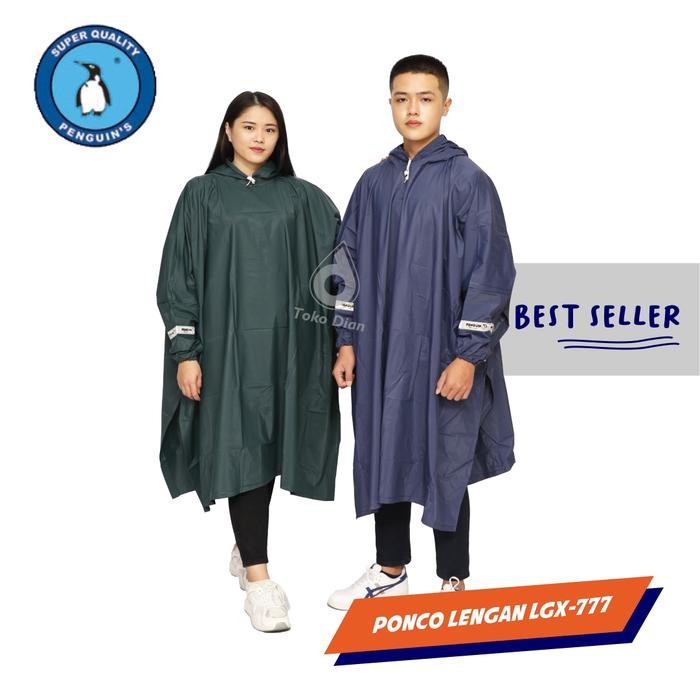 Jas Hujan Penguin Ponco Lengan LGX-777