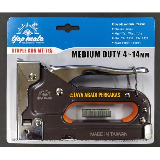 

Stapler Gun Stationary Mt-715 Medium Duty Tjap Mata