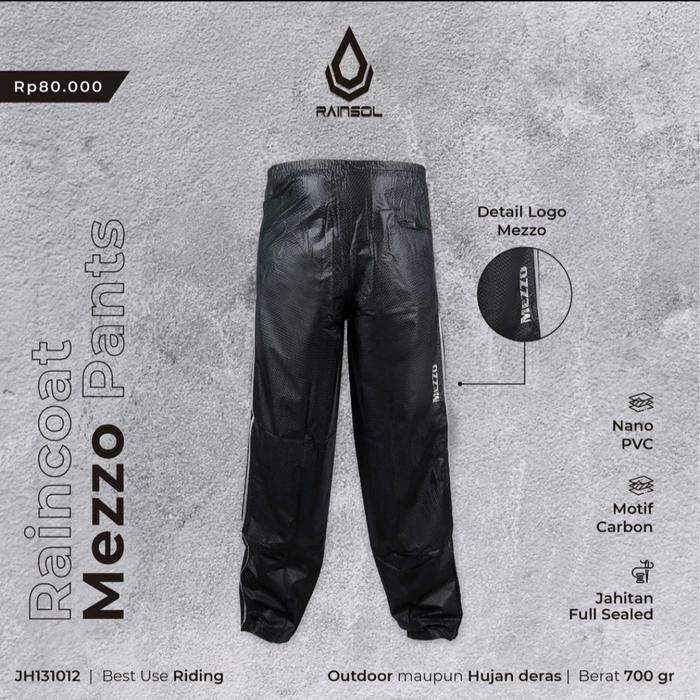 Raincoat Mezzo Pants / Celana Jas Hujan Mezzo 100% Waterproof
