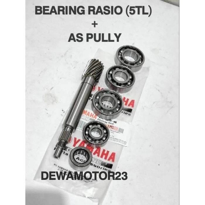 AS PULLY 5TL + BEARING RASIO SET GARDAN MIO SPORTY MIO LAMA MIO SMILE