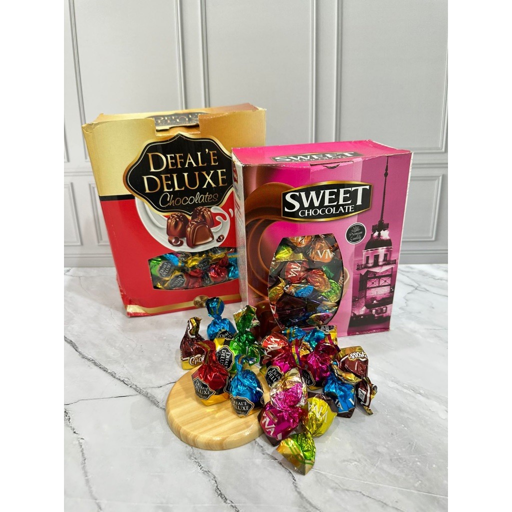 

Cokelat Arab / Coklat Arab Mix Import Turkey 500 Gr untuk Cemilan Oleh Oleh Haji dan Umroh