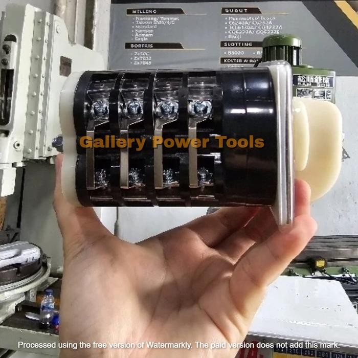 Selector Switch Mesin Milling / Saklar 16A 500Vac Lw5 D-16 5.5S/4