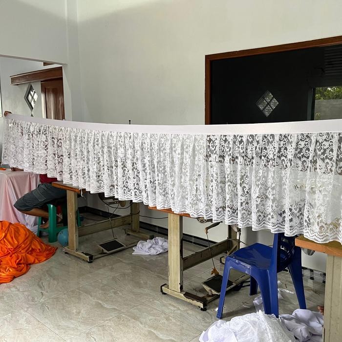 Gala Galore Plafon Arus Dekorasi/Plafon Arus Kain Brukat/Plafon Dekorasi Tenda Pernikahan [Per