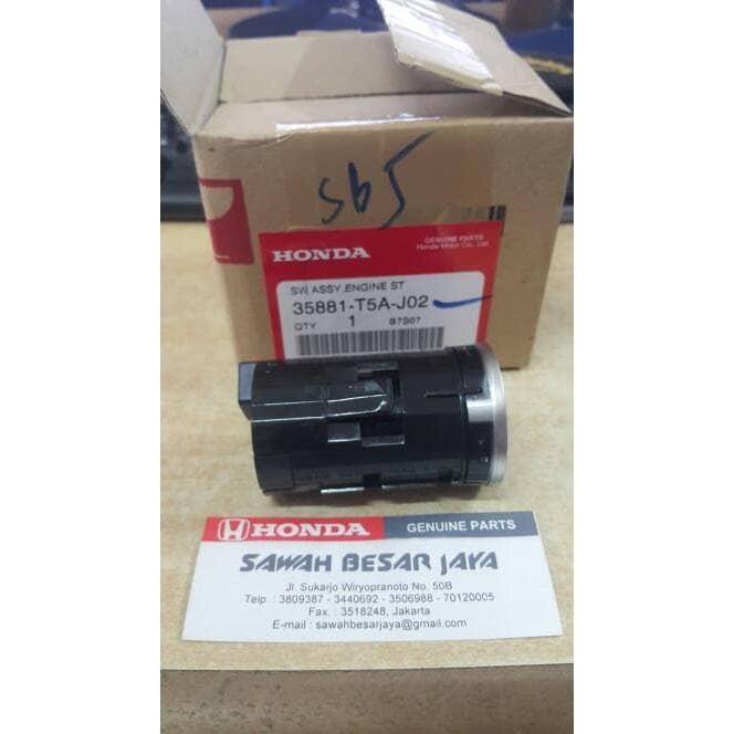 Terhemat Tombol Switch On / Off Engine Start / Stop Jazz Gk