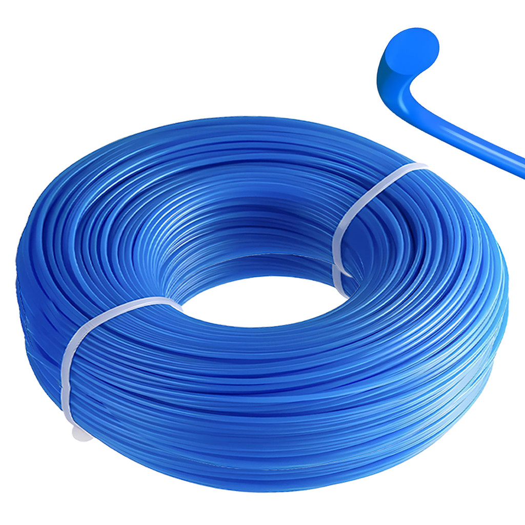 BEST 1.6/2.0/2.4/2.7/3.0/4.0mm*100m Round Blue Grass Trimmer Line Nylon Weed Trimmer String Line Nyl