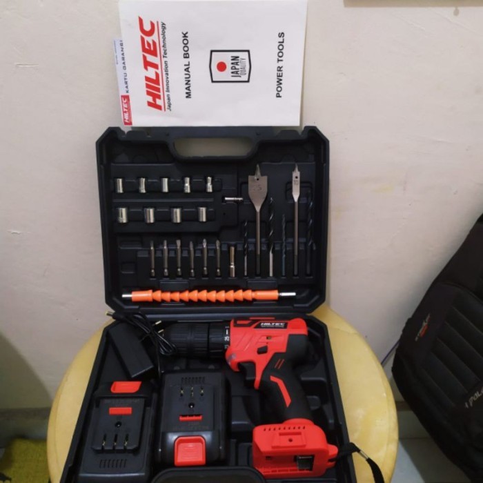 

MESIN BOR CORDLESS 48V BRUSHLES 13MM FULLSETT HILTEC JAPAN TERBAIK
