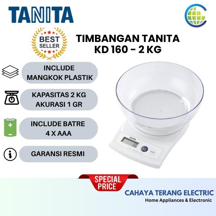 BnYkPilih- Timbangan Kue Digital Tanita Kd-160