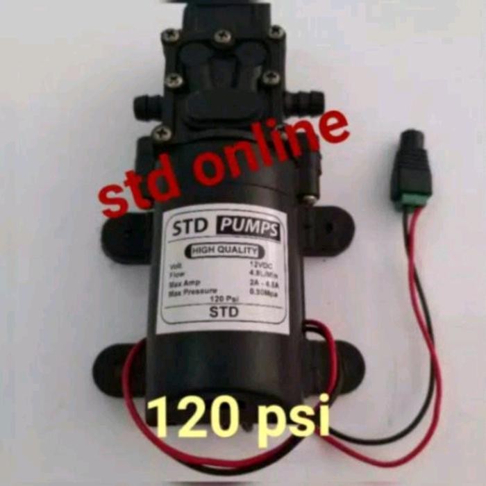 Otospirit- Pompa Dinamo Dc 12V 120 Psi (Soket - Soket)