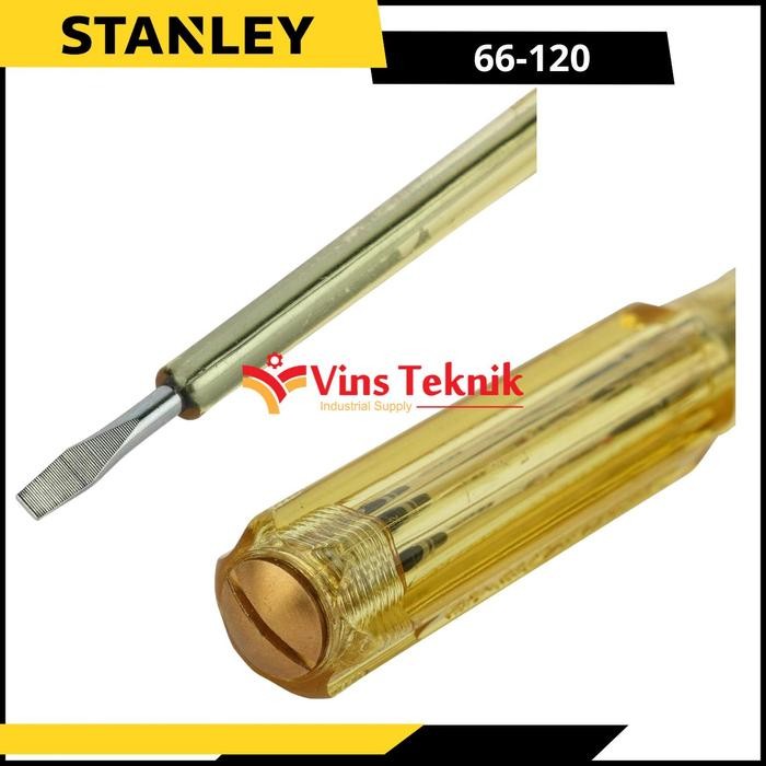 Sukkiystrore Obeng Listrik Tespen Test Pen 100-500V Stanley 66-120