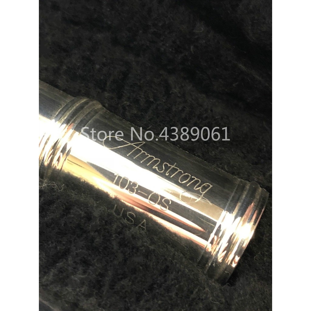 NEW Armstrong 103-OS Professional Student Symphonic Musical 16 Holes Opening Flute C Tune Silver Pla