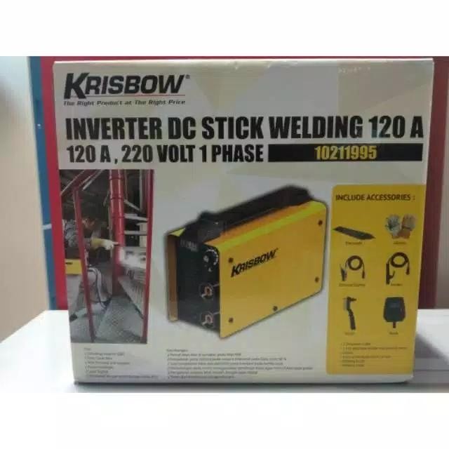 Terpopuler Travo Las Inverter Dc Welding 120A Krisbow 10211995