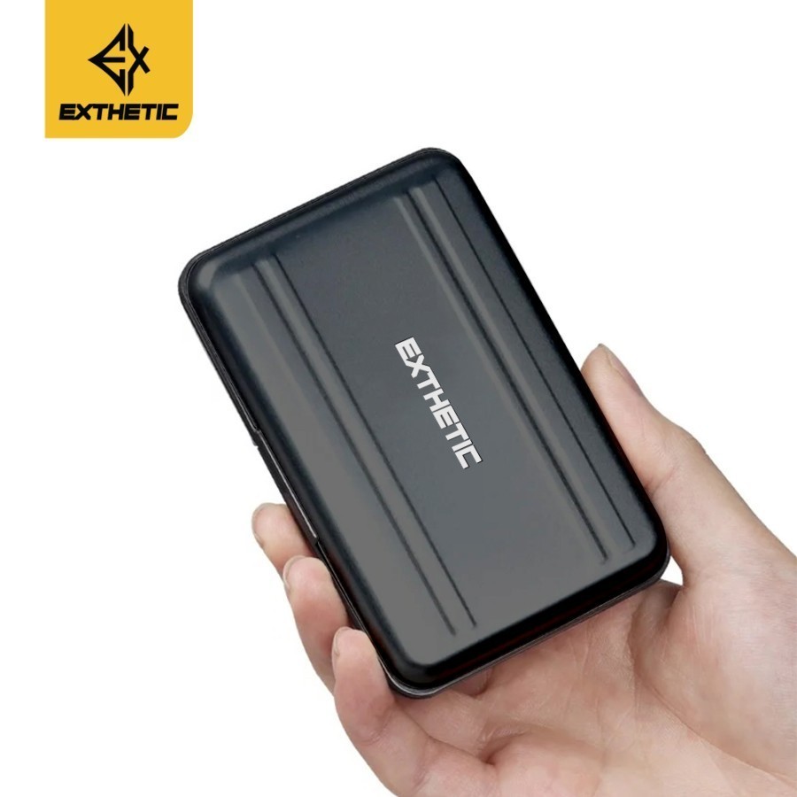 NEW PRODUCT EXTHETIC ORGANIZER BOX MEMORY CARD FOR SDCARD + MICRO SD - EP02 (BLACK) LUXELOOM845