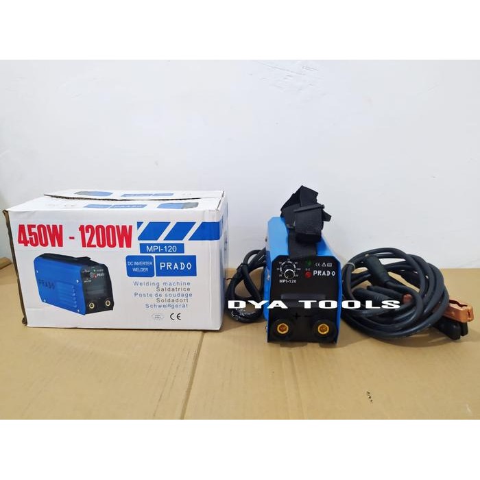 Paling Berkualitas Prado Mesin Travo Las / Mesin Las Inverter Mpi-120 450 - 1200 Watt