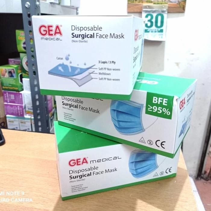 Masker Gea/Gea masker medis earloop 50 pcs