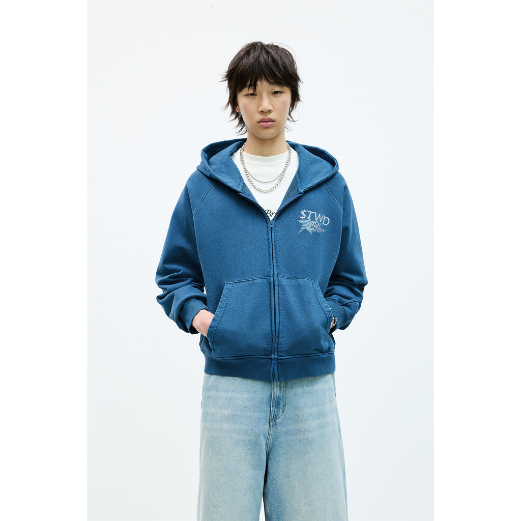 Pull&Bear STWD zip-up hoodie