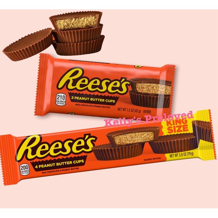 

REESE'S PEANUT BUTTER CUPS REESES COKLAT KACANG REESE MADE IN USA