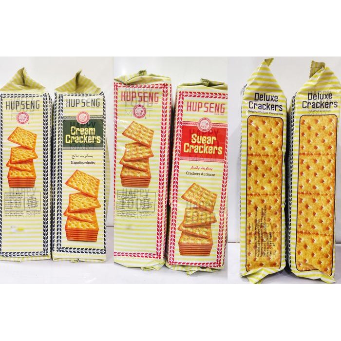 

HUP SENG DELUXE CREAM CRACKERS/BISKUIT PING PONG/ ROTI KERING HUP SENG
