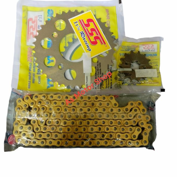 Gear set sss 428H Rantai wilwood cb150r cbr150r tiger megapro verza