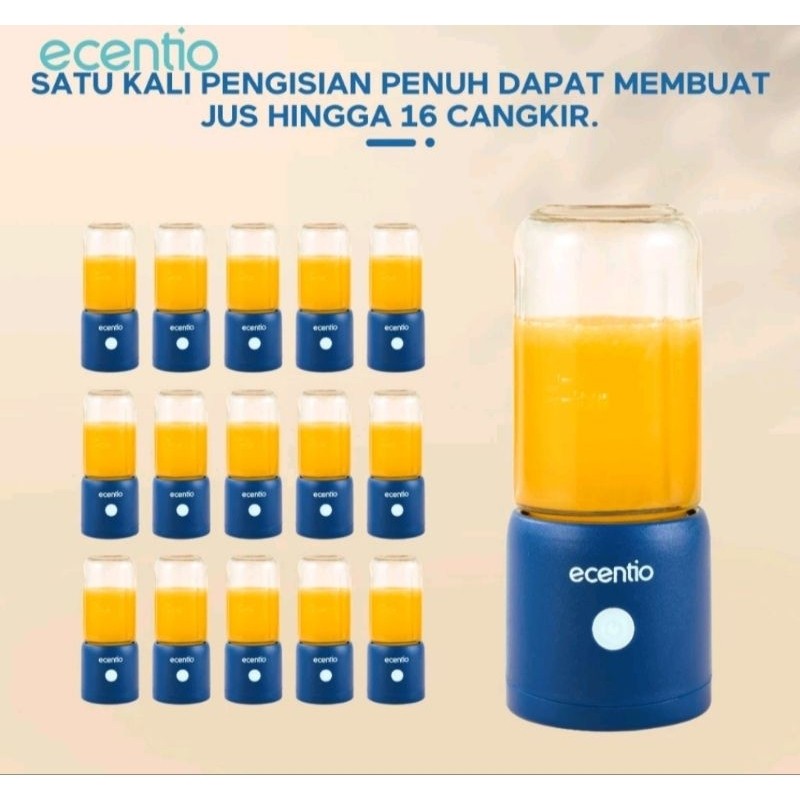 Blender Ecentio Cup Gelas Blender Stainless Steel Blender Jus Juicer portable Mini Blender Ecentio