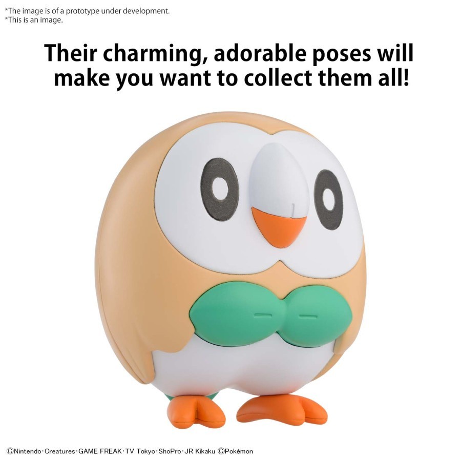 Pokemon Plamo Collection Quick 10 Rowlet Model kit Pokepla