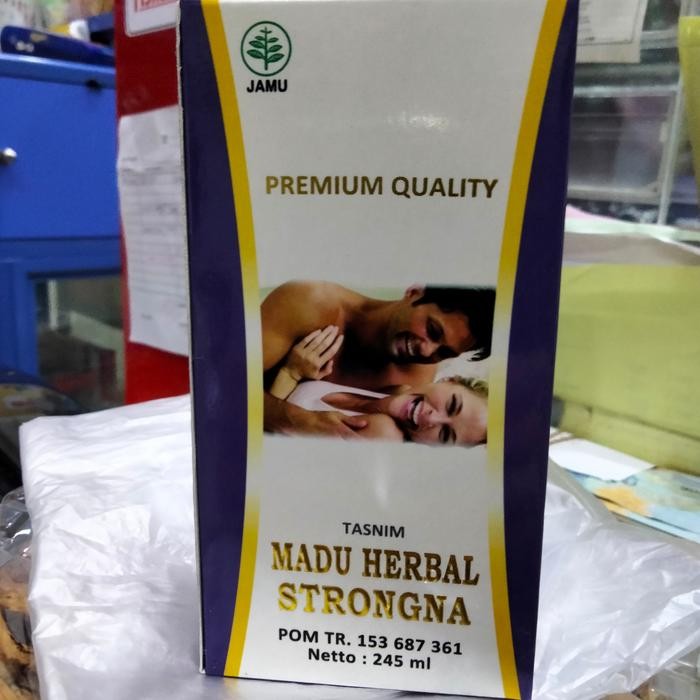 PROMO MADU HERBAL STRONGNA TASNIM 245ml berkualitas STAMINA PRIA BPOM ZJ808
