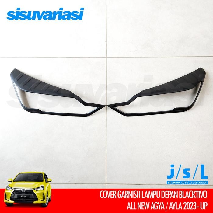 PREMIUM Agya Ayla 2023 2024 2025 Aksesoris Garnish Cover List Lampu Depan Belakang