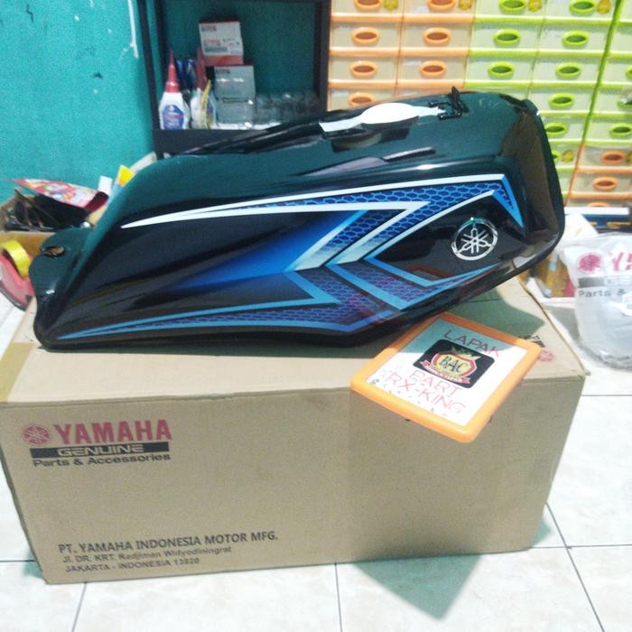 PREMIUM tangki rx king hitam 2004 lis biru