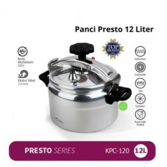Panci Presto Kirin KPC 120 / KPC120 12 Liter