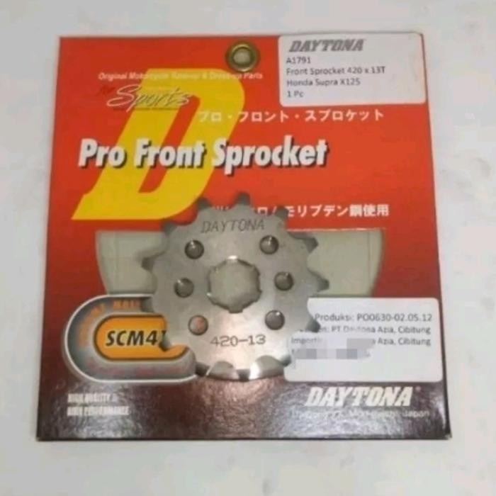 Gear Depan Daytona Supra X125/Blade 420-13T