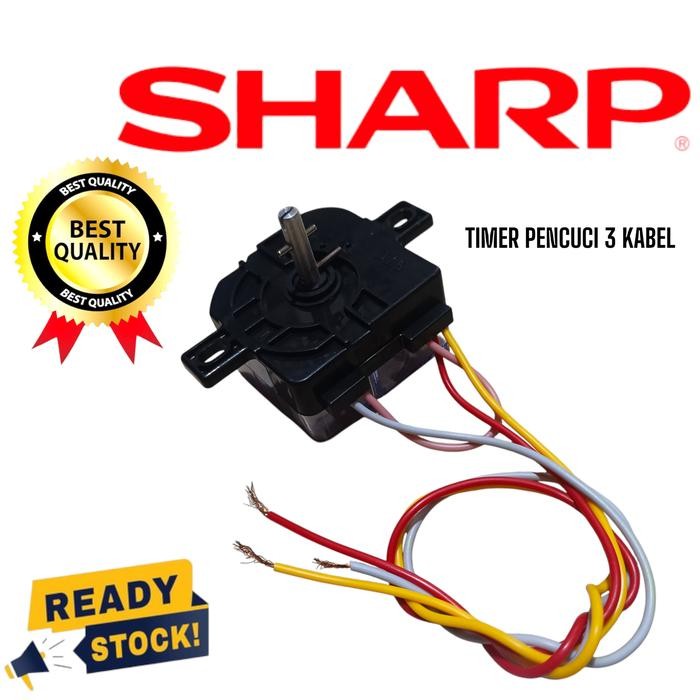 Ready Timer wash Mesin Cuci 2 Tabung Sharp EST 80 MW 8 KG / timer pencuci mesin cuci Sharp 3 kabel