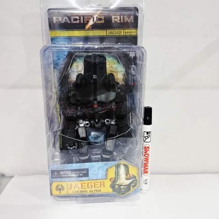 Mainan action figure jaeger cherno alpha pacific rim Tinggi sekitar 7