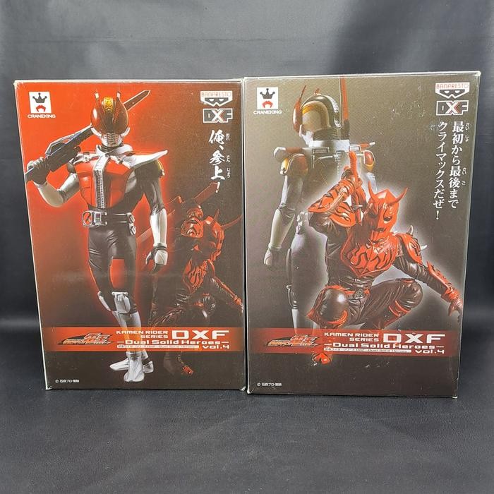 dxf dual solid heroes kamen rider den-o & momotaros banpresto rare
