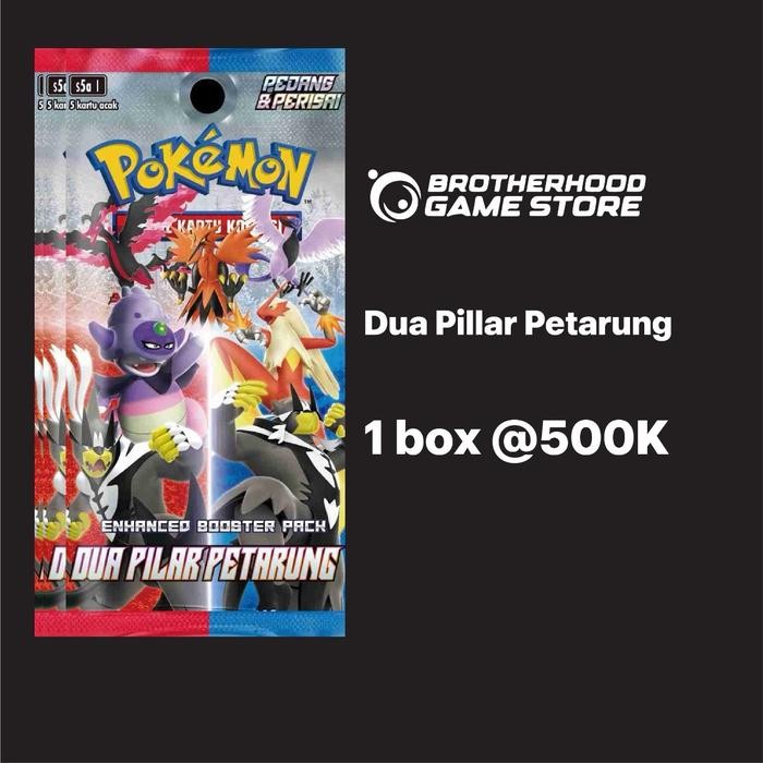 POKEMON TCG INDONESIA DUA PILAR PETARUNG 1 BOX