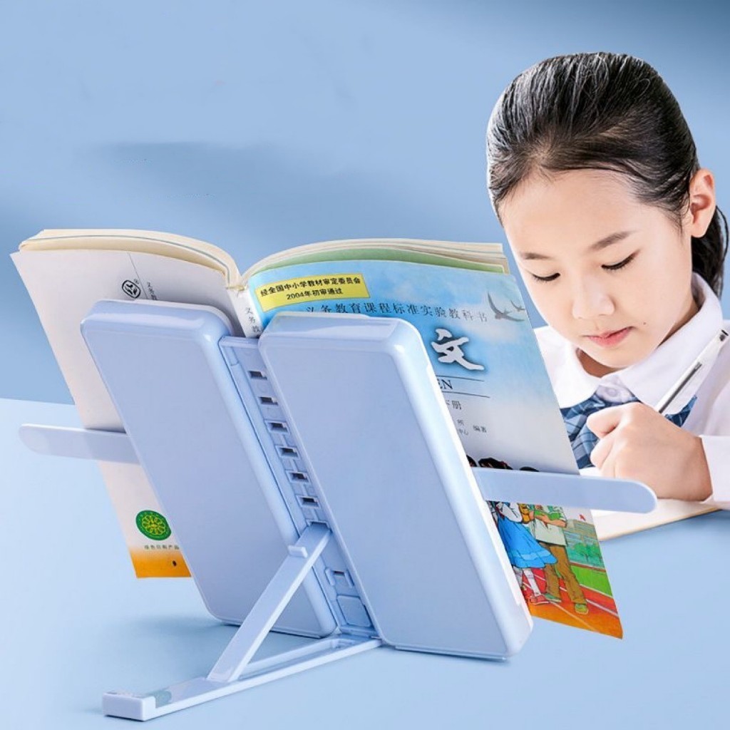 

Abanhappy Tempat Pensil 2IN1 Multifungsi Pencil Case Book Holder K Pensil Lipat dengan Tatakan Buku