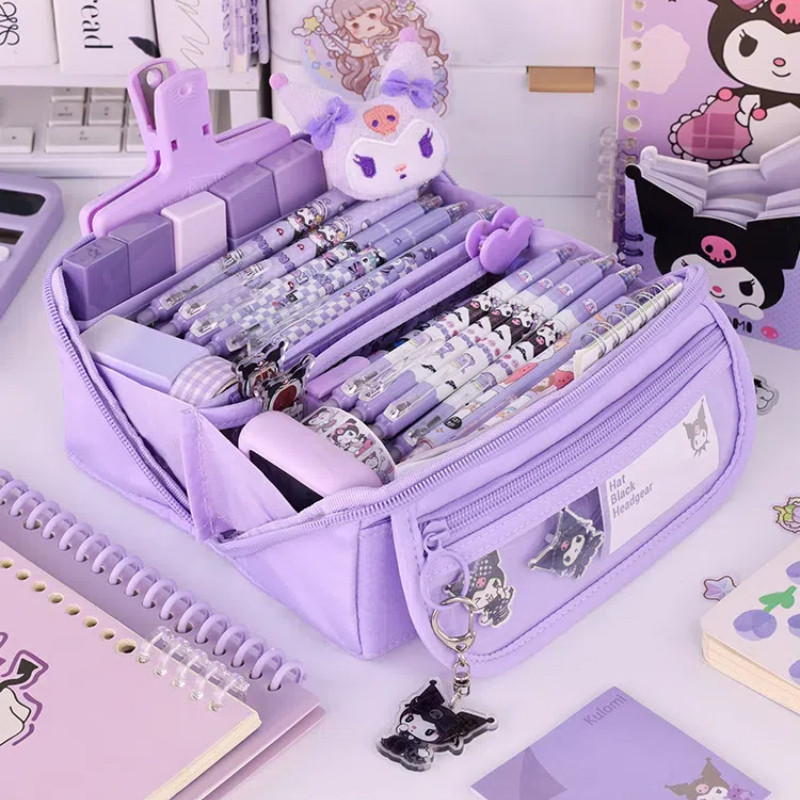 

LOOOOPY Tempat Pensil n Baru Anime Penyimpanan Alat Tulis Siswa Perlengkapan Sekolah Ins Kawaii