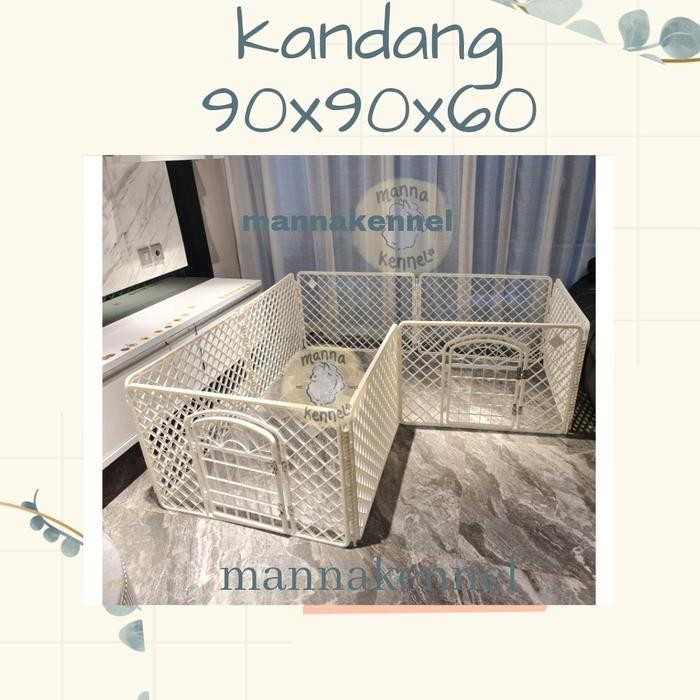 basic star fence kandang pager tidur anjing kelinci smart fence