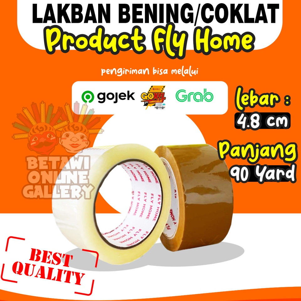 

Lakban / Solasi 100yard [ 1 Slop Isi 6 Pcs ]