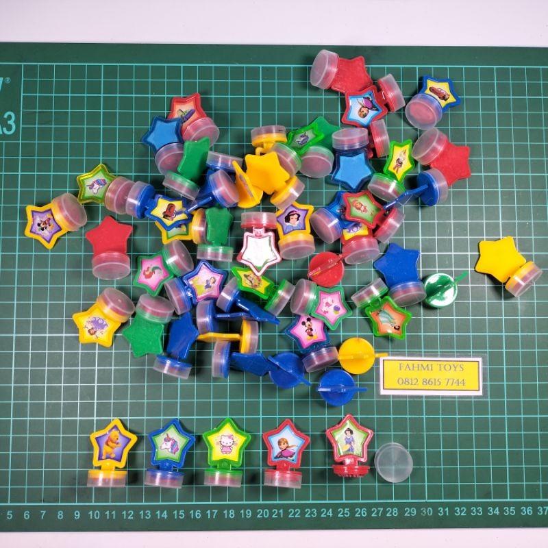 

100 pcs STAMPLE BINTANG mainan ple bintang mainan pel