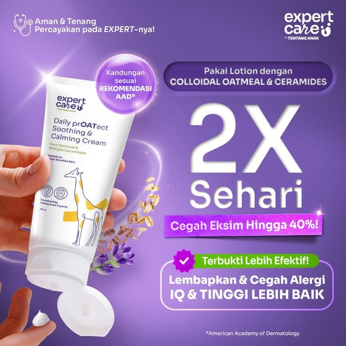 ORIGINAL.. EXPERT CARE MOISTURIZER LOTION BAYI COLLOIDAL OATMEAL CERAMIDE