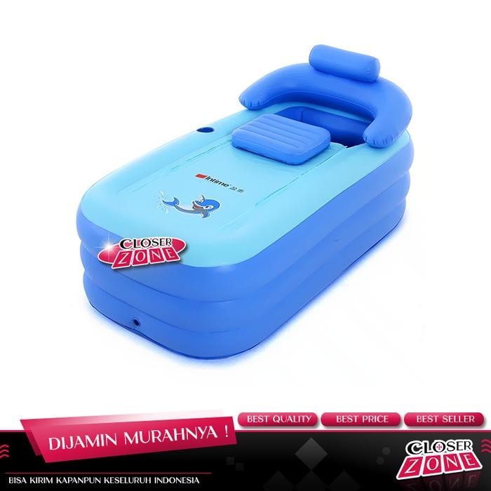 PASTI MURAH KOLAM BABY SPA PORTABLE BATHTUB PLASTIK DEWASA INFLATABLE POMPA LISTRI