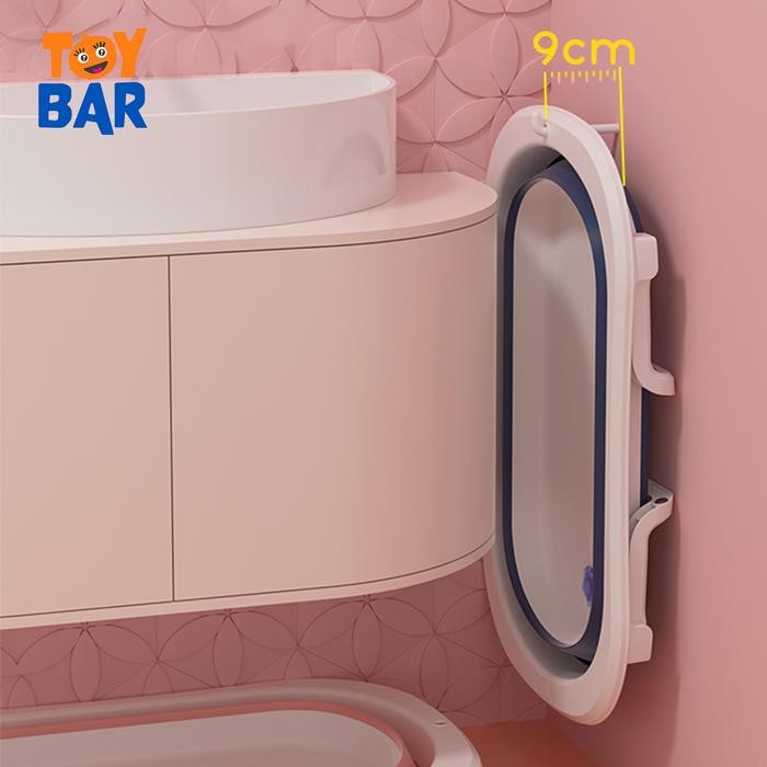 TERBARU.. BAK MANDI BAYI PORTABLE BAK MANDI LIPAT BAK MANDI BAYI THERMOMETER