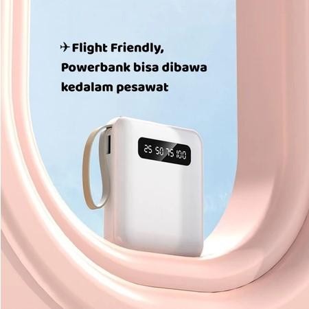 New.. Powerbank Mini 20000Mah Power Bank Stay Connected Pawer Bank Original 100% Ori Long-Lasting