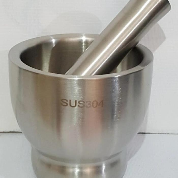 SS- Tumbukan Obat Stainless Steel / Ulekan / Cobekan