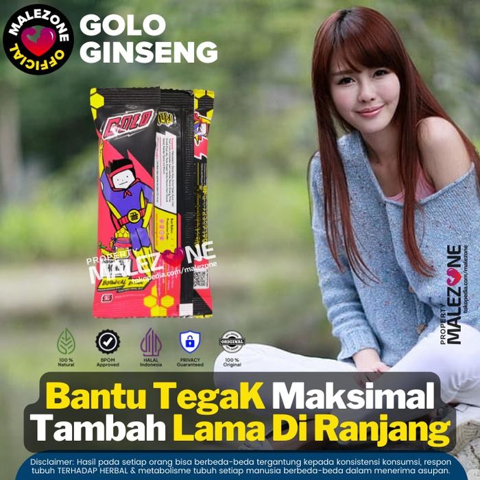 terjaminDiKita- Obat Herbal Golo Ginseng Kuat Pria Tahan Stamina Lama Original