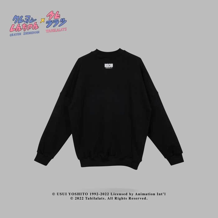 HSCO Oversized Crewneck Shinchan X Tahilalats Three Hero
