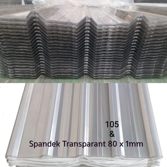 ATAP SPANDEX / SPANDEK CLEAR / BENING / TRANSPARAN 1,2MM (LEBAR 83CM) *